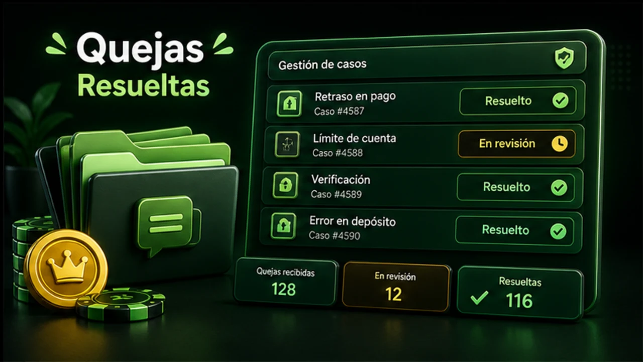 Panel con quejas documentadas y su estado final marcado como resuelto